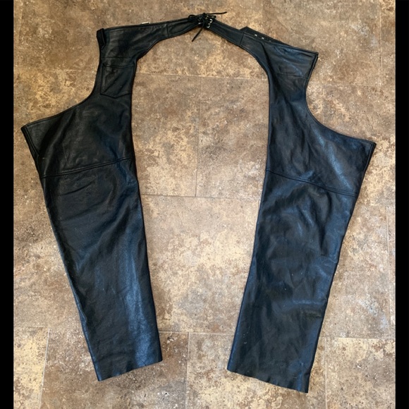 Wilson's Leather XL Men's Motorcycle Chaps - Picture 2 of 5
